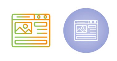 Web tasarım simgeleri seti, web geliştirme konsepti, vektör illüstrasyonu 