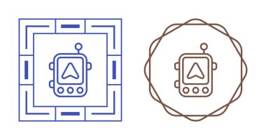 akıllı telefon simgeleri ayarlandı, vektör illüstrasyonu basit tasarım