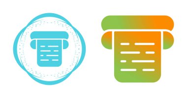 yazıcı simgesi vektör illüstrasyonu 