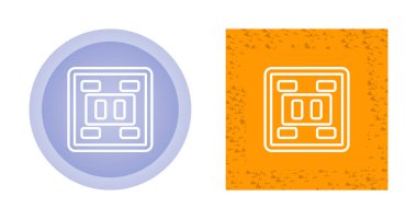 Priz veya soket simgesi vektör çizimi