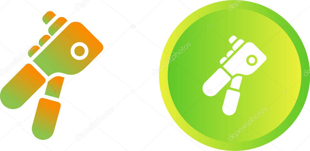 Rivet Gun Line Icon. Linear Style Sign for Mobile Concept and Web Design. Rivet Gun Tool Outline Vector Icon. Symbol, Logo Illustration. Vector Graphics