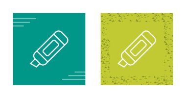 İşaretleyici ya da renklendirici simgeler ayarlandı, vektör illüstrasyonu