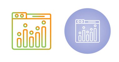 Kontrol paneli yönetim çizgisi simgesi. Basit taslak biçimi. Kullanıcı paneli şablonu, veri analizi, ajans, grafik, iş doğrusal işareti. Vektör illüstrasyonu beyaz arkaplanda izole edildi