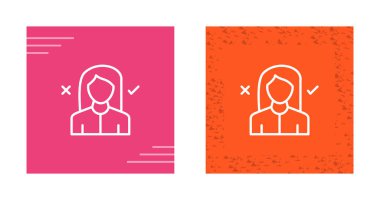 Karar Web simgesi vektör illüstrasyonu