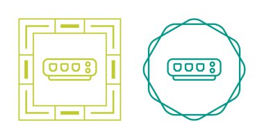 Ağ açma simgesi vektör çizimi