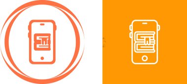 mobil okuma simgeleri ayarlandı, vektör illüstrasyonu