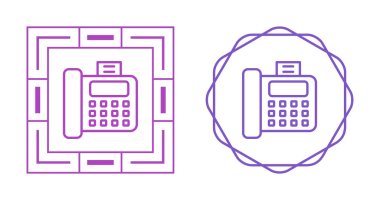 telefon simgeleri ayarlandı, vektör tasarımı