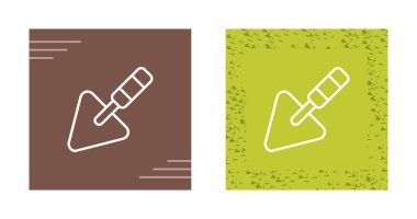 Trowel simge vektör çizimi tasarımı