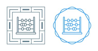 abaküs vektörü simgeleri modern basit tasarım