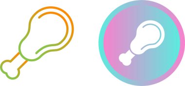 Tavuk budu simgeleri dizilmiş semboller. vektör illüstrasyonu