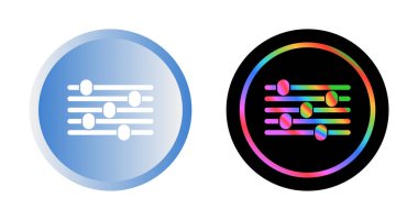 Beyaz arkaplanda izole edilmiş eşitleme simgeleri kümesi, vektör illüstrasyonu    