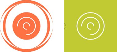 Beyaz arkaplanda izole edilmiş daire simgeleri, vektör illüstrasyonu 