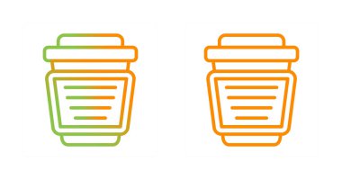Kahve fincanı simgeleri ayarlandı, vektör illüstrasyonu  