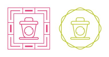 kağıt kahve fincanı simgeleri ayarlandı, vektör illüstrasyonu