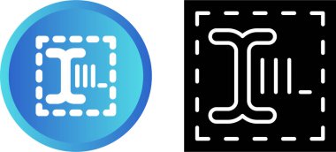 beyaz arkaplanda izole edilmiş metin simgeleri, vektör illüstrasyonu 