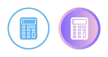 hesap makinesi simgeleri, vektör illüstrasyon tasarımı