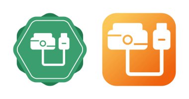 basit biçimlerde bağlantı kablosu simgeleri ayarlandı