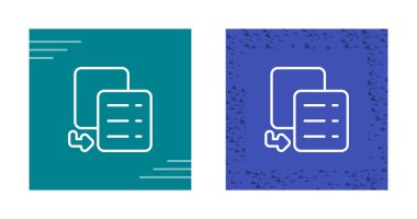 kopyalama simgeleri beyaz arkaplanda izole edildi. 