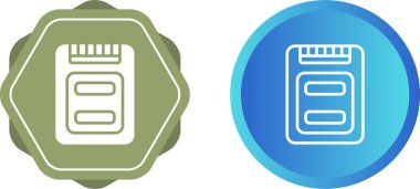 Katı eyalet sürüş işareti. SSD simgesi. Depolama disk sembolü