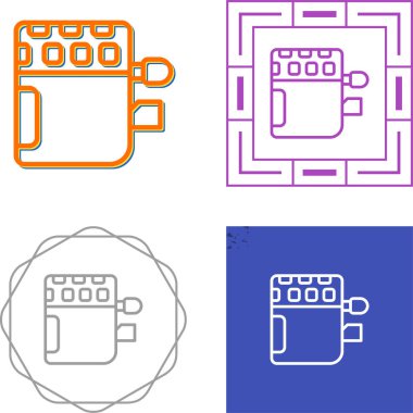Aeroızgara hattı ikonu, mutfak gereçleri konsepti, beyaz arka planda mutfak gereçleri tabelası, mobil konsept ve web tasarımı için ana hatlı ev ızgara ikonu. Vektör grafikleri