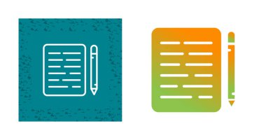 Belge düzenleme simgeleri, vektör illüstrasyonu basit tasarım