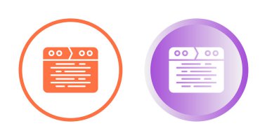 Web tarayıcı simgeleri ayarlandı, vektör illüstrasyonu 