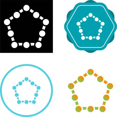 Veri analizi için bağlı düğümlere sahip dijital bir yapının simgeleri.