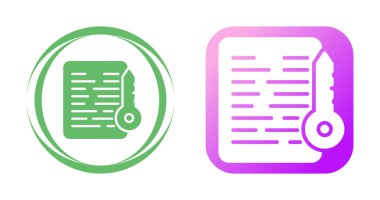 Anahtar vektör illüstrasyonlu Erişilebilirlik simgesi imzalaması 