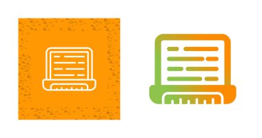 dizüstü bilgisayar simgeleri, web basit illüstrasyon