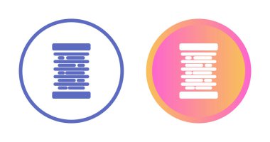 İplik veya iplik makaraları için simgelerin vektör illüstrasyonu.