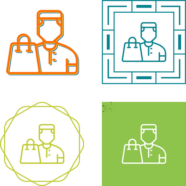 набор значков аватара пользователя, векторная иллюстрация простой дизайн