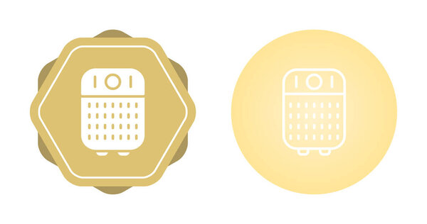 Air purifier vector icon on white background. Flat vector air purifier icon symbol sign