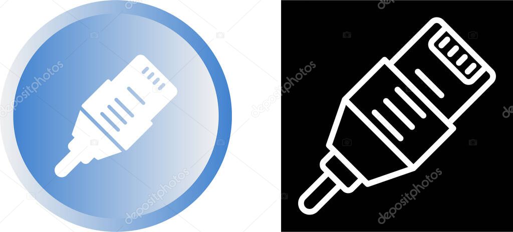 Ethernet connector RJ45, Lan Network Cable Clipart