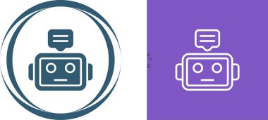 robot web simgesi vektör illüstrasyonu