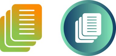 dokümanlar web simgesi vektör illüstrasyonu