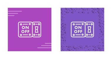 Işık Anahtarı Simgeleri ayarlandı. Mobil Kavram ve Web Tasarımı için Doğrusal Biçim İmzalama. Elektrik Anahtarı Taslak Vektör Simgesi. Sembol, Logo Illustration. Vektör Grafikleri