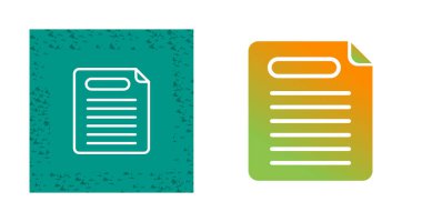 Bu illüstrasyon web sayfaları veya uygulamalar için belge simgelerini gösterir.