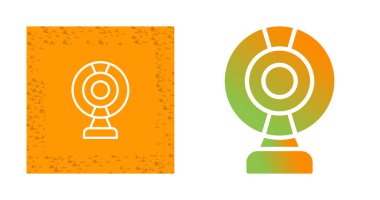 Web kamerası web simgeleri vektör illüstrasyonu