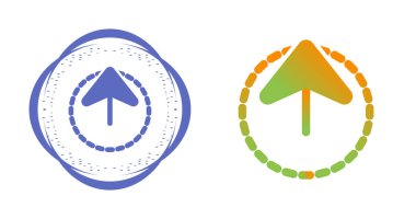 ok simgeleri ayarlandı, vektör tasarımı