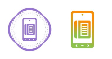 akıllı telefon simgeleri ayarlandı, vektör illüstrasyonu basit tasarım