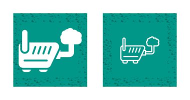 Kullanışlı modern vektör simgesi paketi, duman makinesi