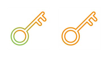 Beyaz arka plan üzerinde tuþu simgelerini belirlemek 