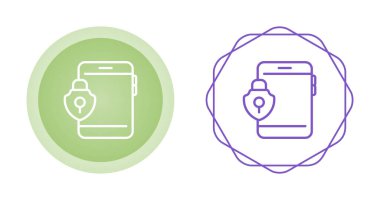 akıllı telefon simgeleri ayarlandı, vektör illüstrasyonu basit tasarım