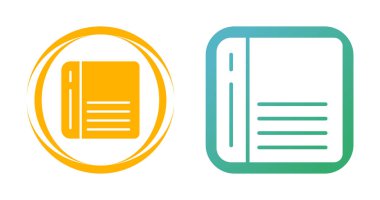 gazete simgeleri ayarlandı, vektör illüstrasyonu