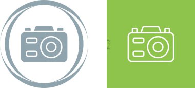 Fotoğraf makinesi simgeleri, vektör tasarımı 