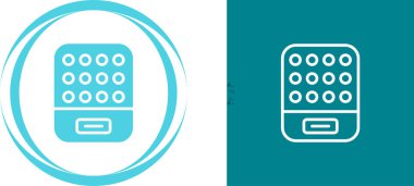 El ısıtıcıları web simgesi vektör illüstrasyonu