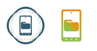 akıllı telefon simgeleri ayarlandı, vektör illüstrasyonu basit tasarım