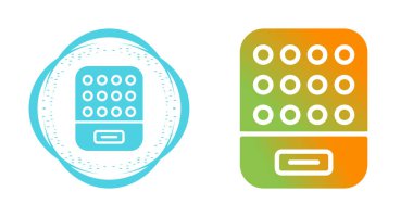 El ısıtıcıları web simgesi vektör illüstrasyonu