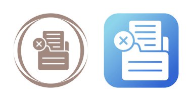 Belge simgelerine sahip dizin, vektör illüstrasyonu basit tasarım