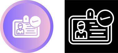 Web sayfasında erişim onayları için basit grafik simgeleri.